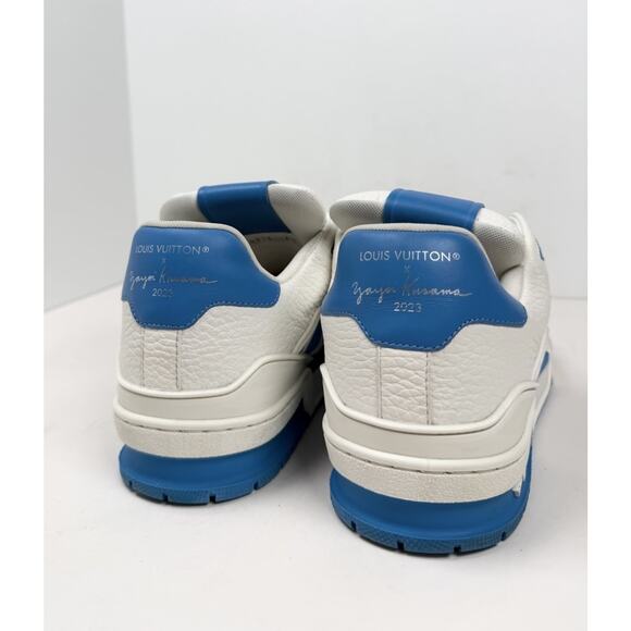 Size 6.5LV/7.5US - Louis Vuitton x Yayoi Kusama Trainer💙 RETAIL $1.4K! - Picture 5 of 10